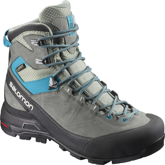 Salomon X ALP MTN GTX® W Botas De Montaña Hombre - Gris / Negras - Colombia (42730-PGYB)